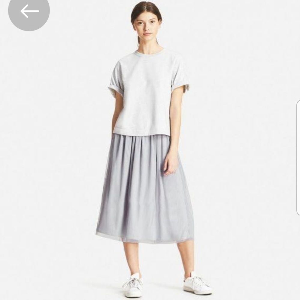 Uniqlo tulle reversible skirt, worn once